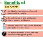 100g pack of Sat Ajwain (Thymol Crystals) used in tantric rituals, energy cleansing, and spiritual fumigation