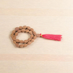 3 Mukhi Rudraksha Mala 8MM - Natural 3 Mukhi Rudraksha for Confidence & Power with Lab Certificate - Malawala