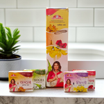 4 in 1 Dhoop Cone Set of 12 – Mogra, Gulab, Lily, Chandan & Cobb Fragrance - Malawala