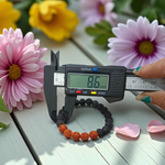 5 Mukhi Rudraksha Bracelet – Black & Brown Mix Beads, Lab Certified for Protection, Clarity & Spiritual Growth by MalaWala