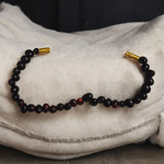 Black Gunja Bracelet - Natural Kali Gunja for Protection & Strength with Lab Certificate - Malawala