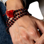 Black Gunja Mala - Natural Kali Gunja / Ratti Mala with Lab Certificate - Malawala