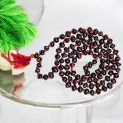 Black Gunja Mala - Natural Kali Gunja / Ratti Mala with Lab Certificate - Malawala