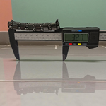 Black Magnetic Therapy Bracelet with sleek finish and modern link design, lab certified for weight loss and BP control benefits