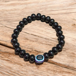 Black Obsidian Bracelet – 8mm – For Unisex Wear – Lab Certified - Malawala