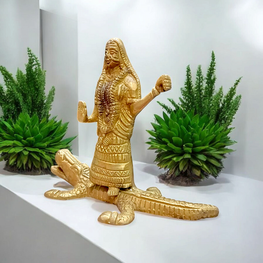 Brass Ganga Mata Murti | Ganga Ji Statue | Malawala