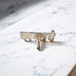 Brass Jai Mata Di Tilak Stamp – Forehead Stamp for Devotees and Navratri Rituals