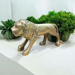 Brass Lion Statue for Office Vastu | By Malawala