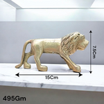 Brass Lion Statue for Office Vastu | By Malawala
