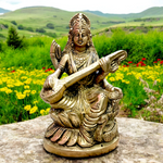 Brass Saraswati Murti | Maa Saraswati Idol | Malawala