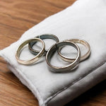 Ghode Ki Naal ka Challa | Shani Challa Ring for Men and Women | Shani Ring 100% Made by Black Horse Shoe Nail | Set of 4