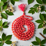 Gomed Mala - Natural Hessonite Garnet for Health & Protection with Lab Certificate - Malawala