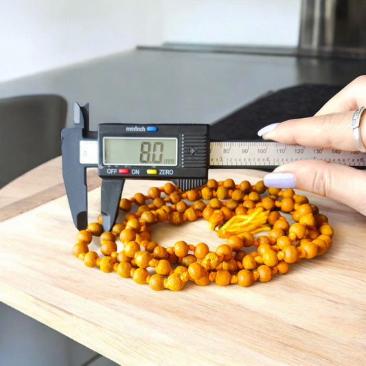 Haldi Mala 108+1 Beads Pure Turmeric Lab Certified | Malawala
