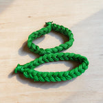 Handmade Green Thread Bracelet Set of 2 for Women and Men Spiritual Lucky Wrist Band Adjustable Friendship Bracelet