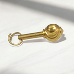 Hanuman Ji Gada Locket with Gold Chain - Divine Hanuman Pendant with Gada for Strength & Protection - Malawala
