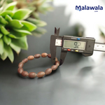 Kamal Gutta Bracelet - Natural Lotus Seed Beads for Spiritual Growth & Divine Blessings with Lab Certificate - Malawala