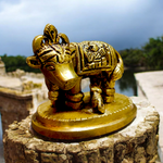 Kamdhenu Cow Brass Murti | For Worship | Malawala