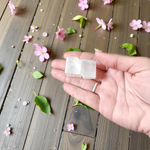 Lab-Certified Natural Quartz Stone Set of 2, polished clear crystals for focus, mental clarity, emotional stability, and chakra healing