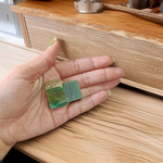 Lab-certified Natural Aventurine Stone Set of 2 – polished green crystals for heart chakra healing and positive energy by MALAWALA