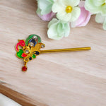 Laddu Gopal Bansuri | Beautiful Peacock with Zircon Design | Festival Special | Malawala