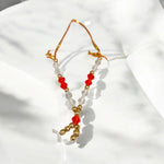 Laddu Gopal Mala in Zircon Design | Small Garland for God Idols | Adjustable Design Malawala