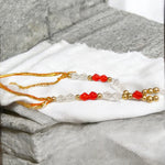 Laddu Gopal Mala in Zircon Design | Small Garland for God Idols | Adjustable Design Malawala