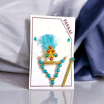 Laddu Gopal Shringaar Set | Mukut, Bangle, Mala, Earrings, Bansuri, Bindi | Malawala