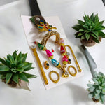 Laddu Gopal Shringaar Set | Mukut, Earring, Bangles, Mala, Bansuri | Malawala