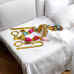 Laddu Gopal Shringaar Set | Mukut, Earring, Bangles, Mala, Bansuri | Malawala