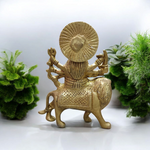 Maa Durga Brass Idol | Sherawali Mata Brass Statue | Maa Vaishno Devi Brass Idol | Malawala