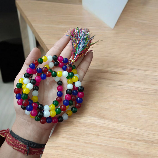 Mix Agate Mala 8MM 108+1 Beads Lab Certified | Malawala