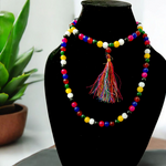 Mix Hakik Mala 8MM - Natural Multicolor Agate for Balance & Protection with Lab Certificate - Malawala