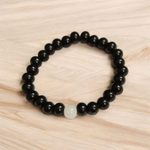 Natural Black & White Agate 8MM Lab Certified Beads for Emotional Balance & Protection | Malawala