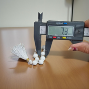 Natural Howlite Finger Mala with 9+1 smooth white beads with grey veining, handcrafted for meditation and focus