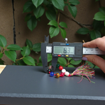 Natural Navratan Finger Mala 9+1 Beads, Handcrafted Multi-Stone 8mm Beads, Lab Certified