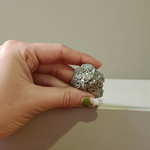 Natural Pyrite Stone Original Certified Crystal Cluster for Wealth, Vastu, Healing & Protection – Raw Pyrite Stone for Manifestation, Money Magnet Gemstone | MALAWALA