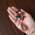 Navratan/Navgrah Mala with 108+1 Beads (8mm) – Lab Certified Nine Gemstones for Astrology, Meditation & Daily Wear