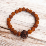 Original Panchmukhi Rudraksha Bracelet | AAA Grade Hand-sorted Rudraksha Stretchable Bracelet | Unisex – Malawala