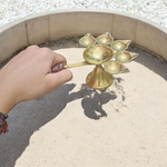 Panch Mukhi Jyot For Aarti With Handle | 100% Pure Brass Jyot Malawala