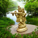 Radha Krishna Brass Idol | Radha Krishna Murti | Malawala