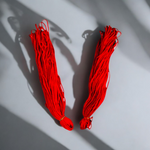 Red cotton Lal Dhaga thread rolls (25 meters each) – Pack of 2, used for spiritual protection rituals