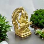 Saraswati Idol in Brass | Goddess Saraswati | Malawala