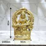 Saraswati Idol in Brass | Goddess Saraswati | Malawala