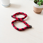 Set of 2 handmade red and black Resham thread bracelets, adjustable spiritual Kalawa dhaga for protection and positivity, suitable for men and women