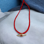 Set of 5 Triloh Taweez spiritual amulets made with copper, brass, and iron, including a free Bhojpatra sheet for personalized prayers