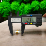 Set of 5 Triloh Taweez spiritual amulets made with copper, brass, and iron, including a free Bhojpatra sheet for personalized prayers