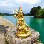 Shiv Ji Brass Idol | Blessing Pose | Malawala