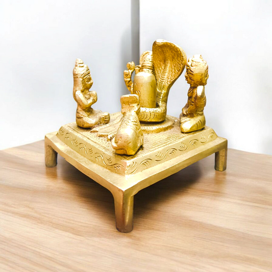 Shiv Pariwar With Shivling in Brass | Rare Brass Idol | Malawala