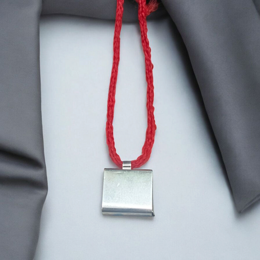 Silver Square Taweez with Free Bhojpatra Sheet | Special For Muslim Tantra | Spiritual Amulet Set