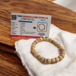 Tulsi Bracelet - Natural Tulsi Beads for Devotion & Spiritual Purity with Lab Certificate - Malawala